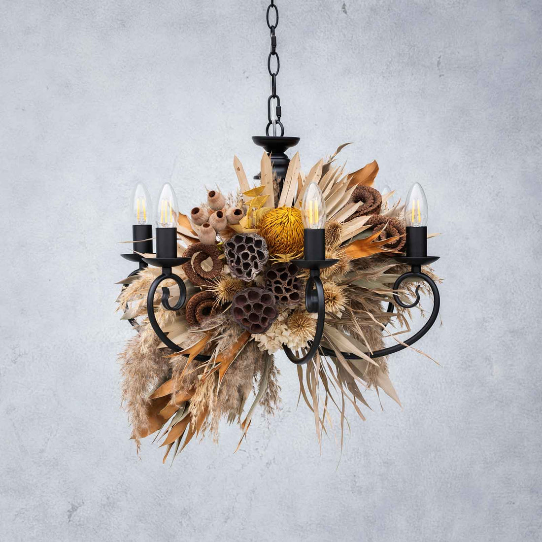 中型6灯シャンデリア