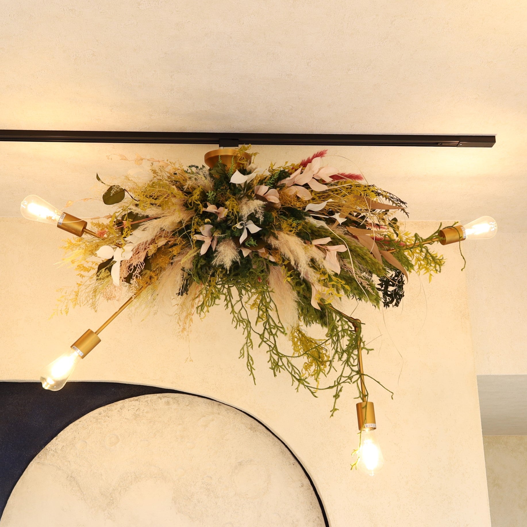 大型 4灯 シャンデリア
